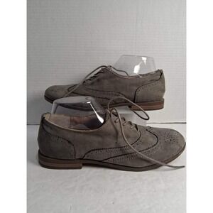 Cliffs by White Mountain Women's Brogue Oxfords Gray‎ Suede Lace Up Size 10